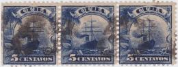 1899-232 CUBA. US OCCUPATION. 1899. Ed.33. 5c. SHIP FANCY CANCEL. - Used Stamps