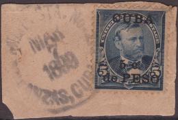 1899-237 CUBA. US OCCUPATION. 1899. Ed.27. 5c. MILITAR STATION MATANZAS TIPE I. - Usati