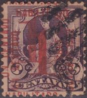 1902-81 CUBA. REPUBLICA. 1902. Ed.174. 1c. FUENTE DE LA INDIA. ERROR DOBLE IMPRESION FALSA. FORGERY. - Usati