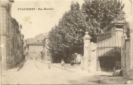 13/ Eyguiéres - Rue Burliére - Carte écrite - Eyguieres