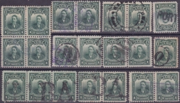 1911-97 CUBA. REPUBLICA. 1911. Ed.190. 1c. PATRIOTAS. BARTOLOME MASO FANCY CANCEL LOT - Gebruikt