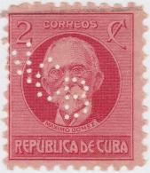 1917-272 CUBA. REPUBLICA. 1917. PATRIOT. 2c. PERFINS "N.C.B". PAPER & OFFICE PRODUCTS - Nuovi