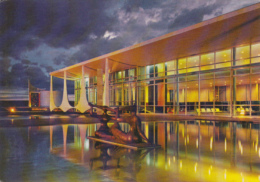 CPA BRASILIA- THE ALVORADA PALACE, MAIN FACADE - Brasilia