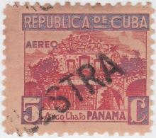 1937-235 CUBA. REPUBLICA. 1937. Ed.320. ESCRITORES. 5c PANAMA. MUESTRA PROOF. GOMA MANCHAS. - Oblitérés