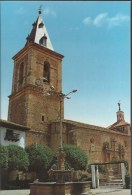 Fuente Plaza Mayor, Torre Y Fachada Iglesia Tarazona De La Mancha (Albacete) - Albacete