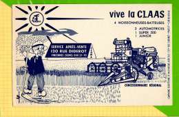 BUVARD & Blotting Paper :Vive La CLAAS Moissonneuses Batteuses - Agriculture