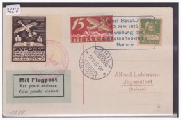 HERISAU - FLIEGERTAG 1913 - FLUGPOST BRIEFMARKEN MIT VIGNETTE - TB - Herisau