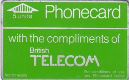 BT British Telecom  Nr. 604B - BT Allgemeine