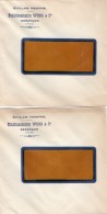 VP4229 - 2 Enveloppes Des Etablissements WOOG & Cie à BESANCON - Werbung