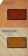 VP4233 - 2 Enveloppes De La Société De Tricotages ZIMMERLI à MONTBELIARD - Publicidad