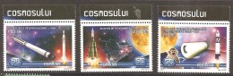 ROMANIA 2008 SPACE EXPLORATION 50th ANNIV SET MNH - Neufs