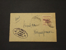 ITALIA-LUOGOTENENZA-Lettera LUPA 50 C.- TIMBRATA/USED - Marcophilia