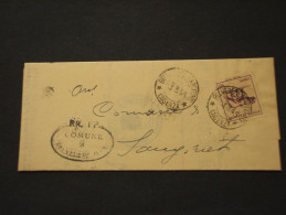 ITALIA-LUOGOTENENZA-Lettera LUPA 50 C.- TIMBRATA/USED - Marcophilia