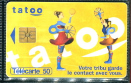 Télécarte 50 Unités : Tatoo - Tirage 2 000 000 Ex - 1996