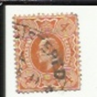 1 Timbre De 4 P  Orange- 1909 - Used Stamps