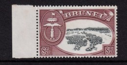 BRUNEI 1964 $5 Definitive (some Foxing On Reverse) SG 131 Cat £45 - Mint Never Hinged - MNH **- 4B726 - Brunei (...-1984)