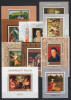 Hungary 1966-1977. Beautiful Paintings Collection With Betters, 10 Complete Sheets MNH (**) - Collezioni