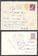 1948/1952, Kaart Uit Mechelen - Weltkrieg 1939-45 (Briefe U. Dokumente)