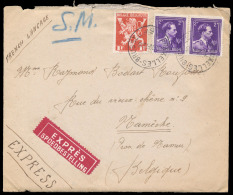 1945, N° 680 En 693 (2x), Op E - Weltkrieg 1939-45 (Briefe U. Dokumente)