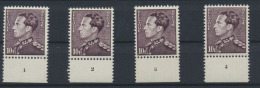 N° 848A "10F Grijsbruin" Volle - 1936-1951 Poortman