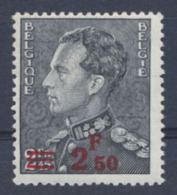 N° 478 "2,50F Op 2,45F Zwart", - 1936-1951 Poortman