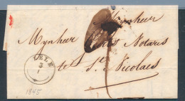 1845, Uit Zele (T 18) Van 3 Ja - Other & Unclassified