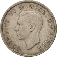 Monnaie, Grande-Bretagne, George VI, 1/2 Crown, 1949, TTB, Copper-nickel, KM:879 - K. 1/2 Crown