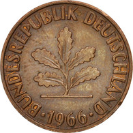 Monnaie, République Fédérale Allemande, 2 Pfennig, 1966, Stuttgart, SUP - 2 Pfennig