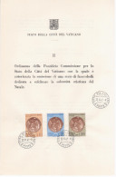 Vatican Vaticane Vaticano 1963 First Day Sheet - Markenheftchen