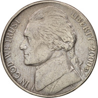 Monnaie, États-Unis, Jefferson Nickel, 5 Cents, 2000, U.S. Mint, Denver, TB+ - 1938-…: Jefferson