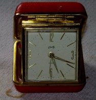 Ancien Réveil DE VOAYGE Bradley Germany Made Travel Alarm Clock FONTIONNEL - Despertadores
