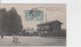 88 - CHATEL / AVENUE ET PLACE DE LA GARE - Chatel Sur Moselle