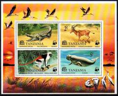 TANZANIE WWF, Reptile, Mammifere Marin, Singe. Yvert BF 7 ** Neuf Sans Charniere. MNH. - Ongebruikt