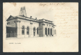 CPA - LEUZE - La Gare - Statie Station  // - Leuze-en-Hainaut