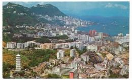 CPSM - CHINE - HongKong - View Overlooking The Tiger Balm Garden Towards The Victoria City - China (Hongkong)