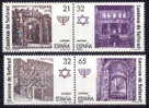 ESPAÑA 1997 - RUTA DE LOS CAMINOS DE SEFARAT - Edifil Nº 3520-3523 - Yvert Nº 3095-3098 - Jewish