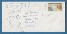 207407 / 1992 - 84 C. - ATLANTIKKARTE , KALENDERSTEIN , BREITENGRADMESSER , FLAMME , Canada Kanada - Storia Postale