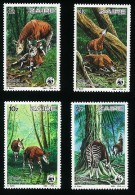 ZAIRE, WWF,Okapis, Yvert N°1182/85 ** Neuf Sans Charniere. MNH. - Unused Stamps