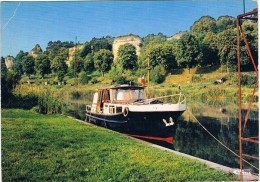 SAINT MIHIEL .55. Le Canal . Péniche " Dames De Meuse "1974 - Houseboats