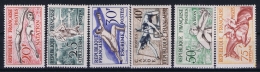 France: Yv 960 - 965  MH/* Falz/ Charniere 1953 - Ungebraucht