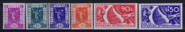 France: Yv Nr  322 - 327 MH/* Falz/ Charniere 1936 - Neufs