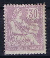 France: Yv Nr  128 MH/* Falz/ Charniere 1902 - 1900-02 Mouchon