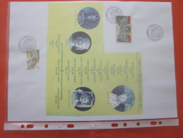 CAD COMMEMORATIF 7 MAI 2001 GENEALOGIE DES ROIS DE FRANCE BLOC FEUILLET 2 TIMBRES Congrés De Généalogie Marseille - Oblitérés