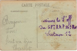 MEUSE - Bar Le Duc - Carte Postal- Hôpital Temporaire 39 Annexe Jean D'heurs- Cachet Militaire - Sans Date - Militaire Stempels Vanaf 1900 (buiten De Oorlog)