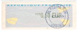 VIGNETTE LISA       "   EPINAL   VOSGES  "          0.50 Euro    (sur Fragment) - 2000 « Avions En Papier »