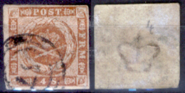 Danimarca F0047 - 1854-64: Y&T N. 4 (o), Privo Di Difetti Occulti.- - Used Stamps