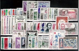 FRANCE : 1960** Année Complete  53 Valeurs ** Y&T = 85,00 Euro - 1960-1969