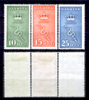 Danimarca F0057 - 1929: Y&T N. 190/192 (+) LH. Privi Di Difetti Occulti.- - Used Stamps