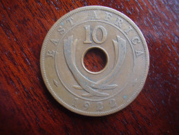 BRITISH EAST AFRICA USED TEN CENT COIN BRONZE Of 1922 - GEORGE V. - Britse Kolonie