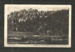 438v * JONSDORF * BLICK VON DER GONDELFAHRT * NACH DEM NONNENFELSEN * 1923 *!! - Jonsdorf